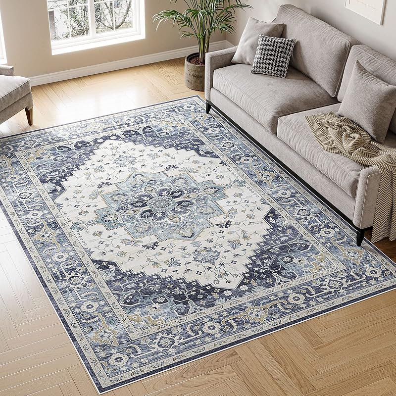 Dripex 8x10 Area Rugs Distressed